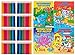 Produktbild Sets Buntstifte Malset für Kinder Gastgeschenke Mitgebsel für Kinderparty Geburtstag, mit Malbüchern (8 Set 12er +Malbüchern)