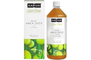 Kapiva Wild Amla Juice 1L | Suitable for healthy Hair & Skin | Detox juice for weight loss | Natural Source of Vitamin C | Or