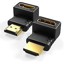 HDMI Verlängerungskabel Adapter 3D 4K 90° Winkelstecker HDMI