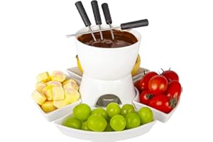 UMLIPOT Käse Fondue Mini, Schokolade für Fondue, Fondueset, Schokobrunnen Kerz, Mini Fonduem,Sweet Fondue Cup für KäSe Fondue Familienessen Nachtisch Picknicks Geburtstagsfeiern Urlaubsfeiern