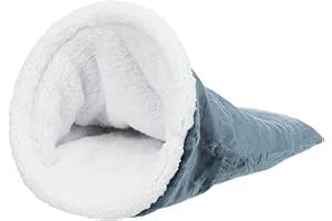 TRIXIE Sac Paul pour Chat 60 cm x 40 cm Bleu/Blanc 1 Unité