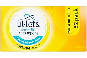 Lil-Lets Non-applicator Tampons régulier absorption – 32 Tampons