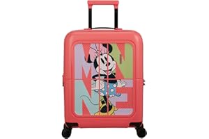 American Tourister Dashpop Disney - Spinner S, Rozszerzalny bagaż podręczny, 55 cm, 41/47 L, Wielokolorowy (Minnie Pop Letters)