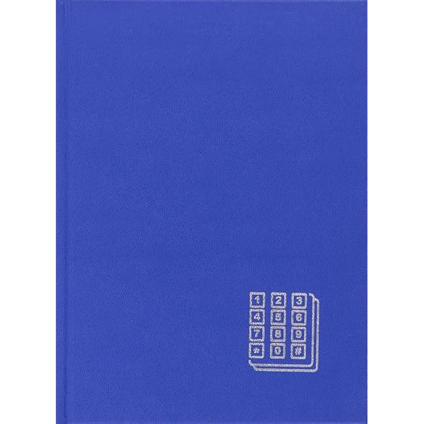 Rubrica Telefonica Alfabetica A4 | Oltre 350 Contatti, Caratteri Grandi