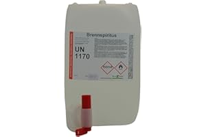 ‎DC DRUCKCHEMIE GMBH DC DruckChemie GmbH Brennspiritus 10L, 99% + Auslaufhahn - Alleskönner für Haushalt, Freizeit & Handwerk - Reinigungs Spiritus, Kaminbrennstoff