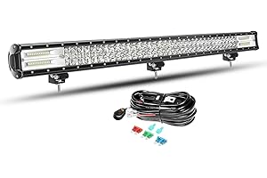 Willpower Barra Led Fuoristrada 99cm 540W Barra Luce a Led Con Cablaggio 12V 24V Combinata di Fascio Impermeabile Fari da Lavoro Led Barra Luminosa a Led per Auto Trattore Camion ATV Barca 4x4