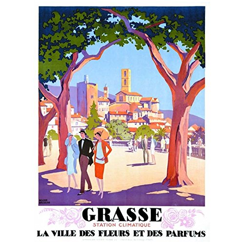 Editions Clouet 50629 - Affiche Touristique 50x70 cm PLM - Station Climatique de Grasse