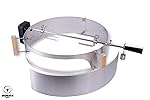 Moesta-BBQ Smokin' PizzaRing - Rotisserie Set (57cm) für Kugelgrills
