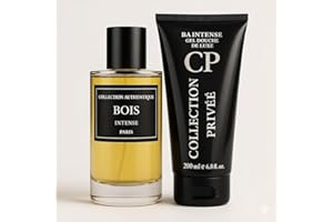 GÉNÉRIQUE Collection Privée Bois Intense Coffret Cadeau Luxe Mixte - Parfum "Bois Intense" 50ml Eau de Parfum & Gel Douche Parfumé "BA Intense" 200ml - Idée Cadeau Unisexe