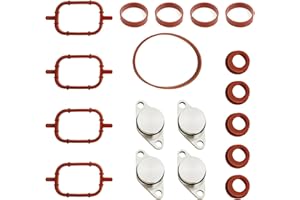 Flewdart 4 x 22mm Kit de suppression clapets d'admission M47 M47N M47TU M47TUD20 11612245439 pour E46 E83 E60 E87 E83 E90 E91, joint bouchon collecteur admission m47 (4x22)