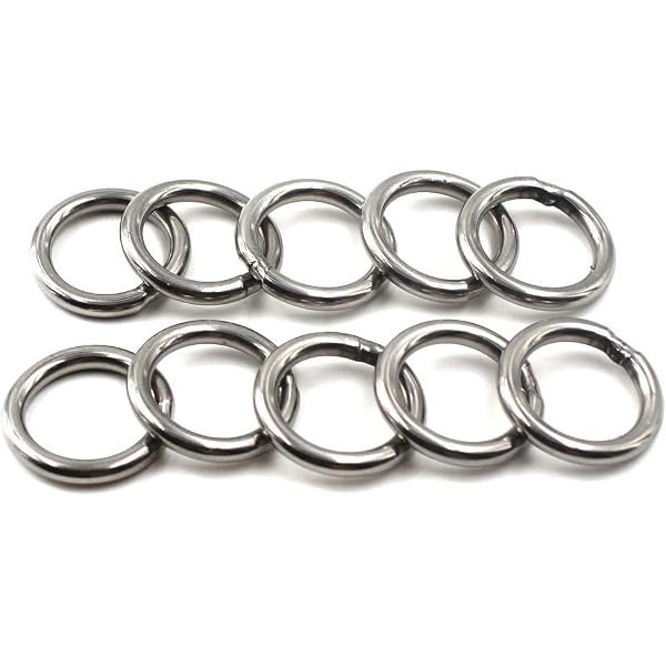 5 Anelli O In Acciaio Inox 316 – Grado Marino, Saldati, 5x50 Mm, Per Macramè, Fai Da Te, Cinture E Ferramenta