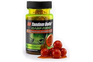 Tandem Baits Carp Food Mini Boosted Hookers, D'appâts pour carpes, Pêche de la Carpe, Peche, Pop-Ups, Bouillette Carpe, Professionnel Accessoires de Pêche Carpe 12mm 50g