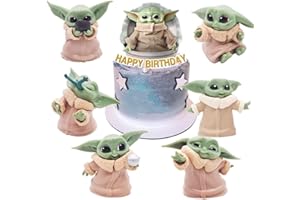 SIPHUS Tortendeko Kinder, 7 Stücke Star Krieg-Torte Topper, kuchendeko figuren, Tortendeko Kindergeburtstag, Deko Torte, Kuchendeko Geburtstag fur Mädchen, Junge