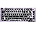 EPOMAKER x LEOBOG Hi75 Aluminum Alloy Wired Mechanical Keyboard Barebones Kit, Programmable Gasket-Mounted Gaming Keyboard Kit, Hot Swappable, with Mode-Switching Knob, NKRO for Win/Mac (Purple)