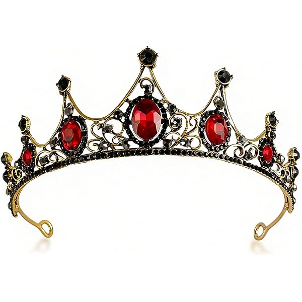ZOCONE Corona vintage tiara da donna per compleanno, accessorio per