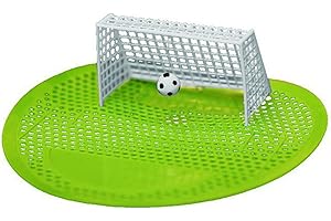 BEE&FLOWER Fútbol Hombres WC Limpiador Soccer Shoot Goal Style urinario colador filtro alfombra urinario desodorizador anti salpicaduras y neutralizador de olores desodorante baño almohadilla urinario