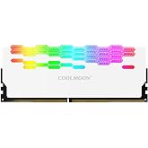 Heatsink Radiator ARGB Shell Heat Sink Spreader RAM Memory for DIY white