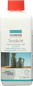 Sigillante Per Argilla Glorex - 100 Ml, Impermeabilizza Oggetti In Ceramica E Clay - Foto 2