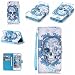 Produktbild Nancen Apple iphone 6 / 6S (4,7 Zoll) Schutzhülle / Lederhülle, Hoch Qualität Flip Case PU Material Leder Handytasche, Bunt Helle und Lebendige Farben Muster - mit Standfunktion Brieftasche Karten Slot Wallet Etui Handy Zubehör