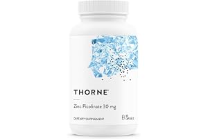 THORNE Zinc Picolinate 30 mg, Highly Absorbable Zinc, 60 Capsules | Supports Immune System, Eye, Skin, Nerve & Reproductive Health, Trace Mineral Supplement, NSF Contents Certified