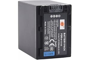 DSTE ELECTRON DSTE NP-FV100 (5700mAh/7.4V) Li-Ion Akku Kompatibel mit Sony DCR-SR15 DCR-SR68 DCR-SR88 DCR-SX65 DCR-SX85 HDR-CX105 HDR-CX110 HDR-CX115