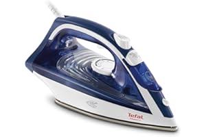 Tefal Maestro FV1845E0 - Plancha de vapor 2300 W, golpe de vapor 110 g/min y vapor continuo de 35 g/min con suela Easygliss Diffusion cerámica con diseño muy ligero, apto para todos los tejidos