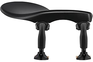 Wittner mentoniera Zuerich violino 4/4-3/4, plastica high-tech, altezza e inclinazione selezionabili, altezza regolabile, anallergica