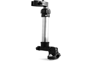 ProLeo Schirmhalter Halterung, Schirmständer Edelstahl Stretch Schirmhalter für Fahrrad Kinderwagen Rollator Rollstuhl