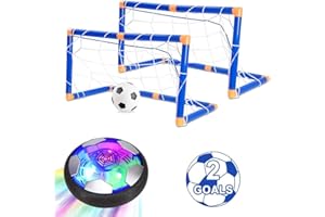 GEYUEYA Home Jouet Enfant Ballon de Foot, Air Power Football,Rechargeable avec LED Lumière Hover Soccer Ball Jeux de Foot Cadeau d'anniversaire