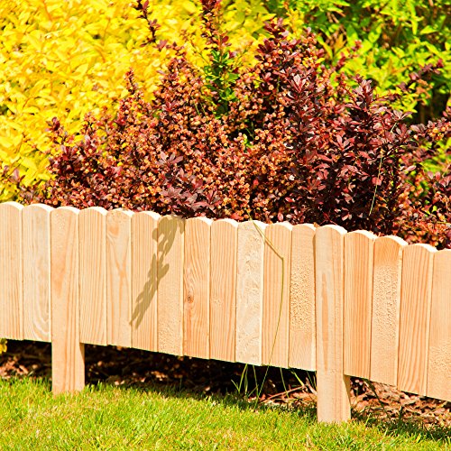 Floranica® Spiked Roll Boarder as plugin fence 200 cm long, height 20