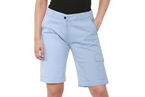 NOROZE Pantalones Cortos Chinos de Combate de algodón, M para Mujer