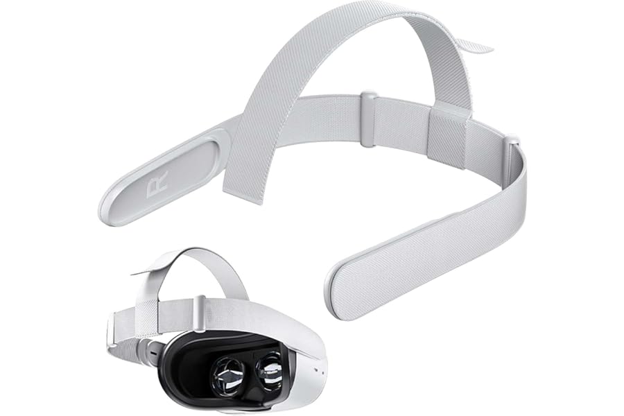 Head Strap for Oculus Quest 2 Headset, Adjustable Replacement Headstrap for Meta Quest 2 Head Strap (Quest 2)