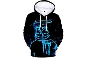 OLIPHEE Sweat Capuche 3D Imprimé Garçon Manches Longues