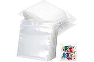 mawmuaw Små Plastpåsar Förslutningsbara 10x10 cm Griplockpåsar 100 St