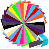 Bocguy 30PCS Smart Iron on for Cri-cut Joy, 14cm*12cm Vinyl Textile, Thermo-Adhesive Vinyl Textile for DIY T-shirts and More