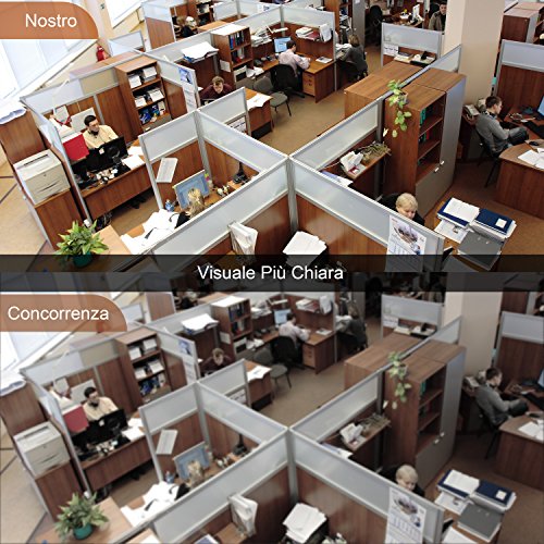 Sricam Telecamera di Sorveglianza 720P Wireless, Obiettivi Ruotabile, Audio Bidirezionale, ModalitÃ  Notturna a Infrarossi, Controllo Remoto, Compatibile con iOS e Android e PC