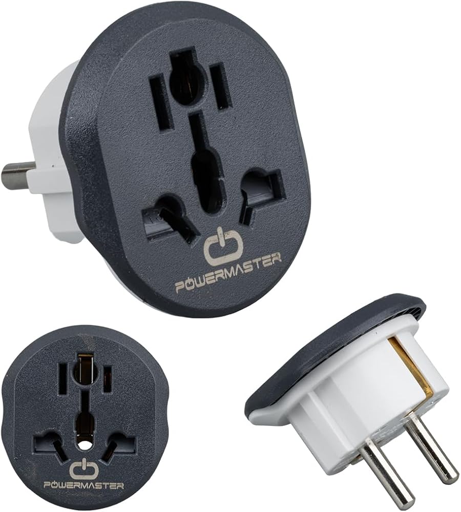 Amber LED Universal Seyahat Adaptörü - Amerikan, İngiliz Ve Avustralya Fişi Dönüştürücü - 16A 250V Kompakt Tasarım (1 Adet)