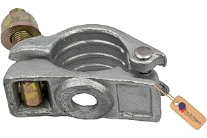 GeZu Impex Acoplamiento Medio 48 x 48 mm Electroplateado Set de 4 Abrazaderas para Andamios, Acoplamiento de Tubos de Construcción de Acero