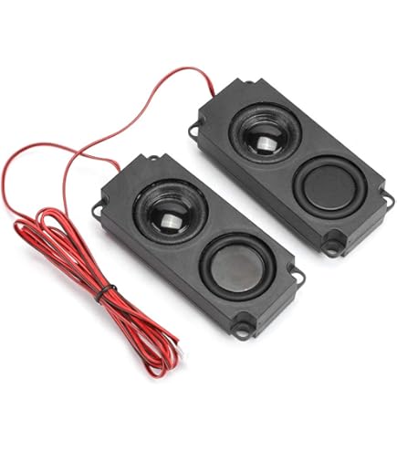 XYWHPGV 0.5W 8 Ohm DIY Haut-parleur 40mm Haut-parleur De Remplacement De Forme Ronde 4pcs(11d65 29698 A4385 1d751 B64a8 F727a