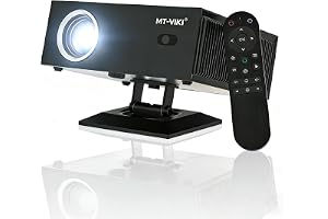 MT-VIKI 4K-projektorer, smart-projektor, hemmabio, stöder 18 000 lumen, autofokus/biltrapetskorrigering, projektor, full HD 1