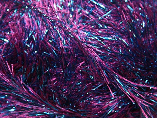 King Cole Tinsel Strickgarn Chunky 1784 Wunderkerze – Pro 50 g Knäuel + Gratis Minerva Crafts Craft Guide
