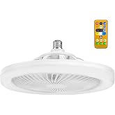 Led Işıklı Tavan Vantilat&ouml;r&uuml; - 3 Farklı Işık Modu, 3 Seviye G&uuml;&ccedil;l&uuml; Fan Modu, Uzaktan Kumandalı, Sessiz Kullanım, Ayarlanabilir