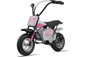 EVERCROSS EV07M Moto Eléctrica Infantil con Neumáticos de 11", Velocidad de 20km/h y Autonomía de 15km, Adecuada para Niños de 3 a 10 Años Niños y Niñas