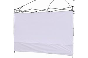 NINAT Canopy Sunwall 3M Sunshade Privacy Panel for Gazebos Tent Waterproof Sun Wall for Straight Leg Gazebos, Sidewall Only (Canopy Frame Not Included)