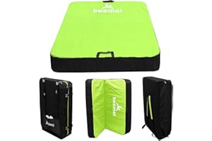 BEEMAT Brimham Bouldering Crash Pad [Each] • Designed to absorb and dissipate the force smoothly from the most notorious highball falls • Lime Green/Black