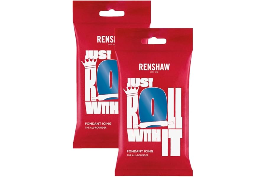 500g Renshaw Ready Roll Icing Fondant Cake Regalice Sugarpaste ATLANTIC BLUE