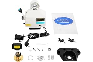 WEIGR X-Achse Fräsmotor Fräsmaschine mit Automatischem Vorschub - 220V Frästischvorschub Tischfräsen Vorschubmotor für Frästisch, Horizontale Vorschubeinheit EU-Stecke