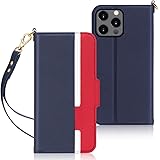 FYY iPhone 12 Pro Case 5G, Mobile Phone Case for iPhone 12 Pro Leather Case [2 Card Slots][Stand Function] Flip Case for iPho