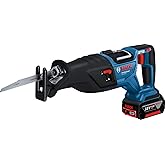 Bosch Professional GSA 185-LI Ak&uuml;l&uuml; Panter Testere (18 Volt, 1 x 5,0 Ah Ak&uuml;, Şarj Cihazı, Ahşapta kesme derinliği: 230 mm, 2.