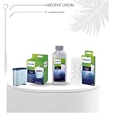 Philips Espresso Makinesi Bakım Seti, Kire&ccedil; &Ccedil;&ouml;z&uuml;c&uuml; Sol&uuml;syon, Yağ &Ccedil;&ouml;z&uuml;c&uuml; Tablet, Aqua Clean Filtre, 3'l&uuml; Set